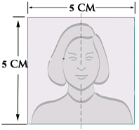 Photo Head Size Template